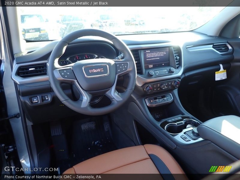 Satin Steel Metallic / Jet Black 2020 GMC Acadia AT4 AWD