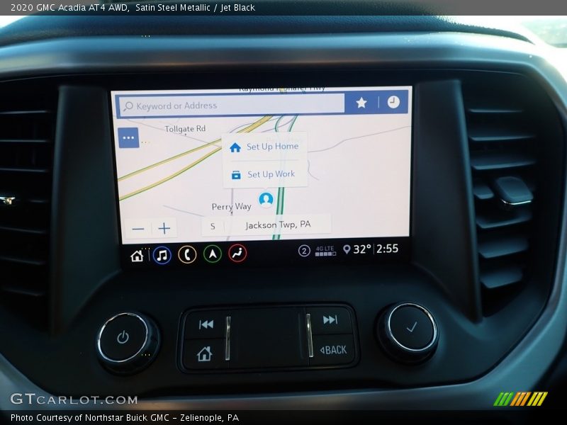 Satin Steel Metallic / Jet Black 2020 GMC Acadia AT4 AWD