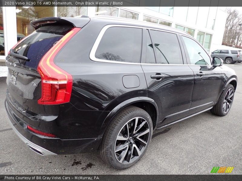 Onyx Black Metallic / Blond 2020 Volvo XC90 T6 AWD Momentum