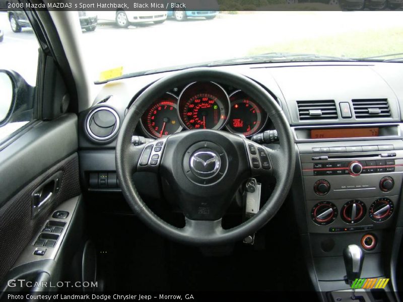 Black Mica / Black 2008 Mazda MAZDA3 s Sport Hatchback