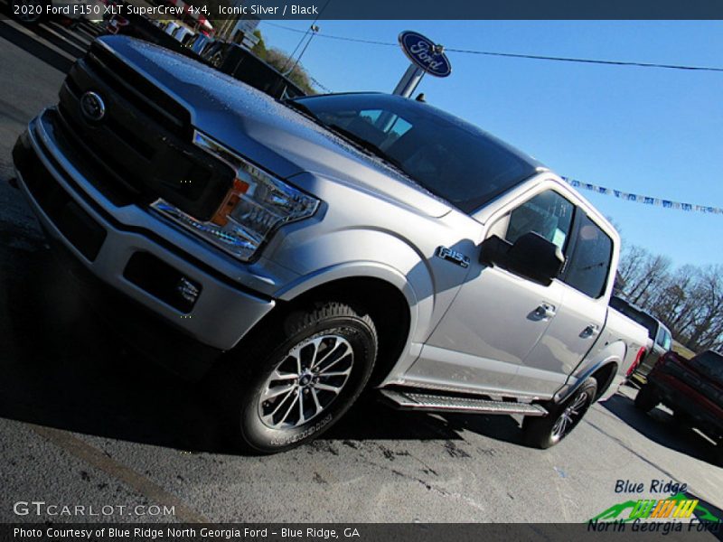 Iconic Silver / Black 2020 Ford F150 XLT SuperCrew 4x4