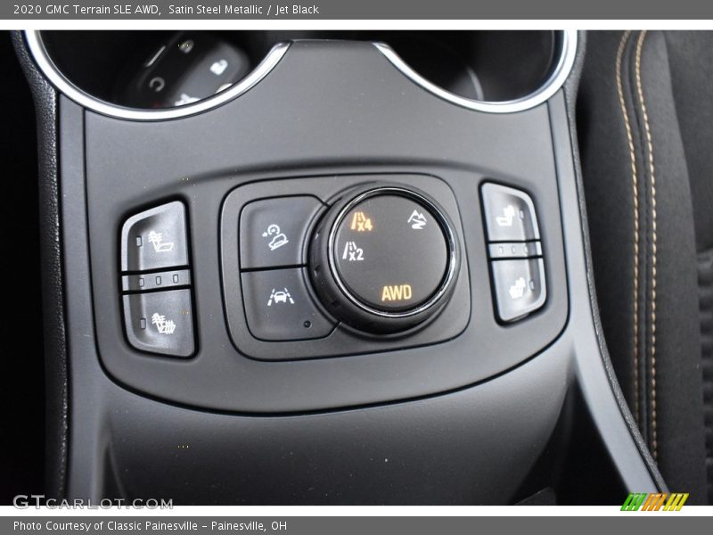 Satin Steel Metallic / Jet Black 2020 GMC Terrain SLE AWD