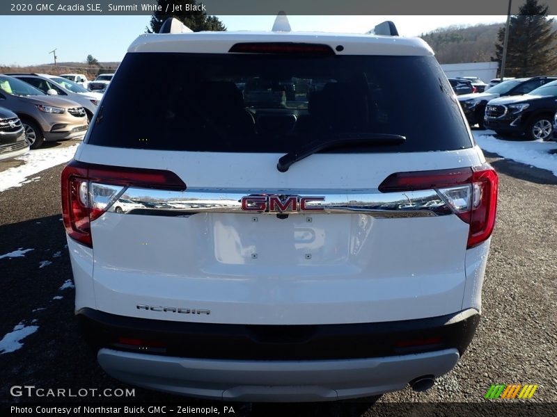 Summit White / Jet Black 2020 GMC Acadia SLE