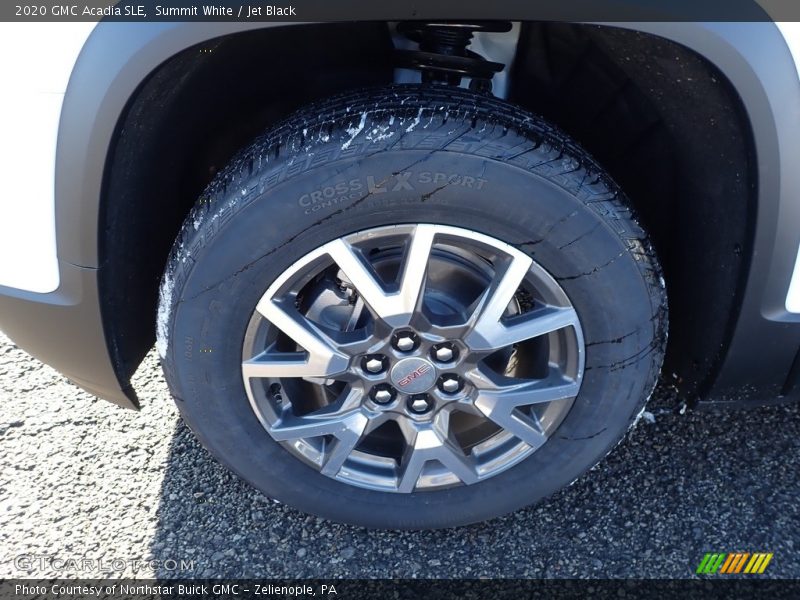 Summit White / Jet Black 2020 GMC Acadia SLE