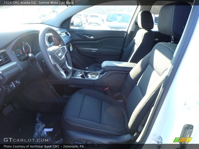 Summit White / Jet Black 2020 GMC Acadia SLE