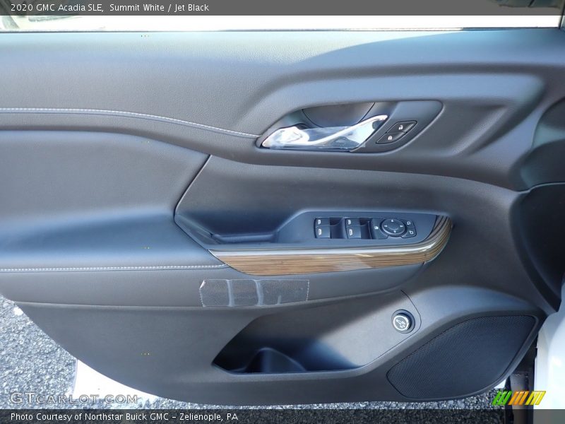 Summit White / Jet Black 2020 GMC Acadia SLE