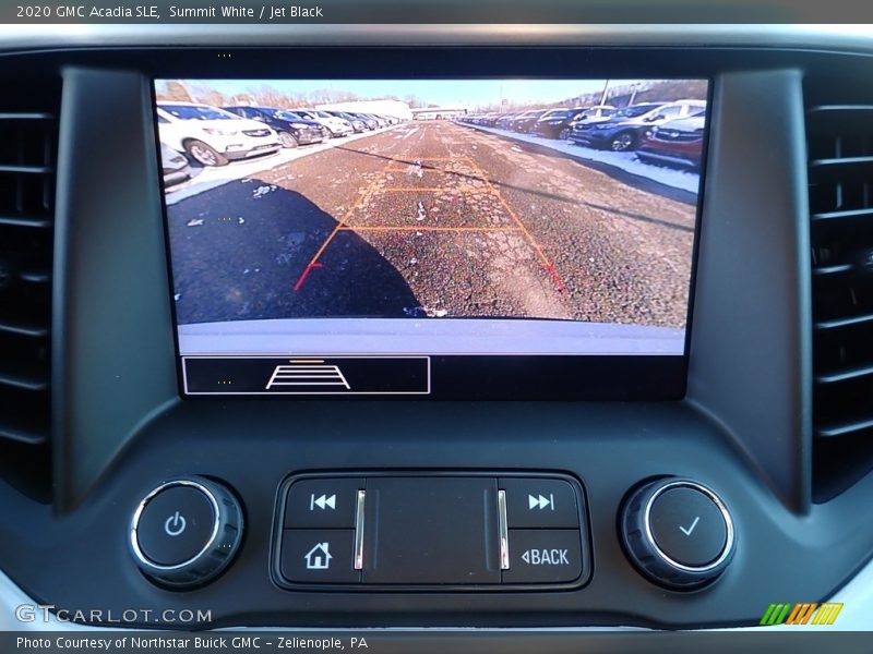 Summit White / Jet Black 2020 GMC Acadia SLE