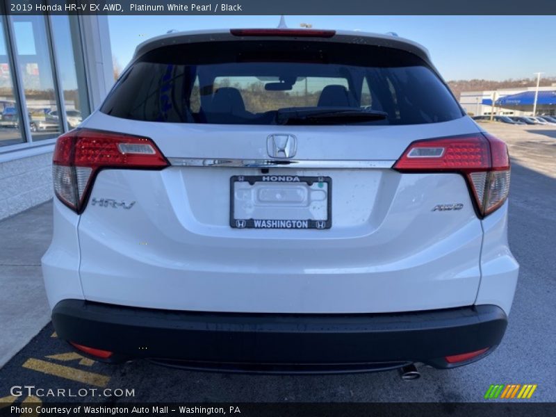 Platinum White Pearl / Black 2019 Honda HR-V EX AWD