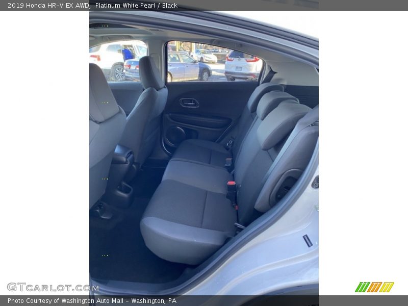 Platinum White Pearl / Black 2019 Honda HR-V EX AWD