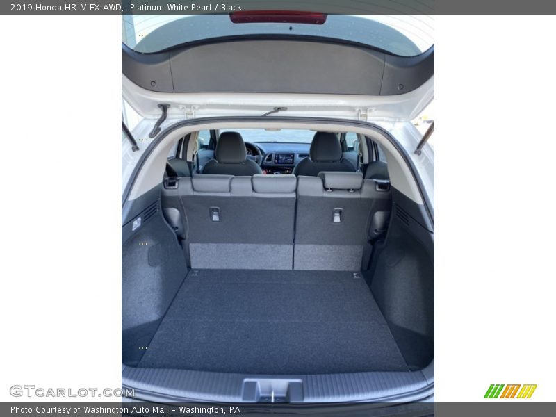 Platinum White Pearl / Black 2019 Honda HR-V EX AWD