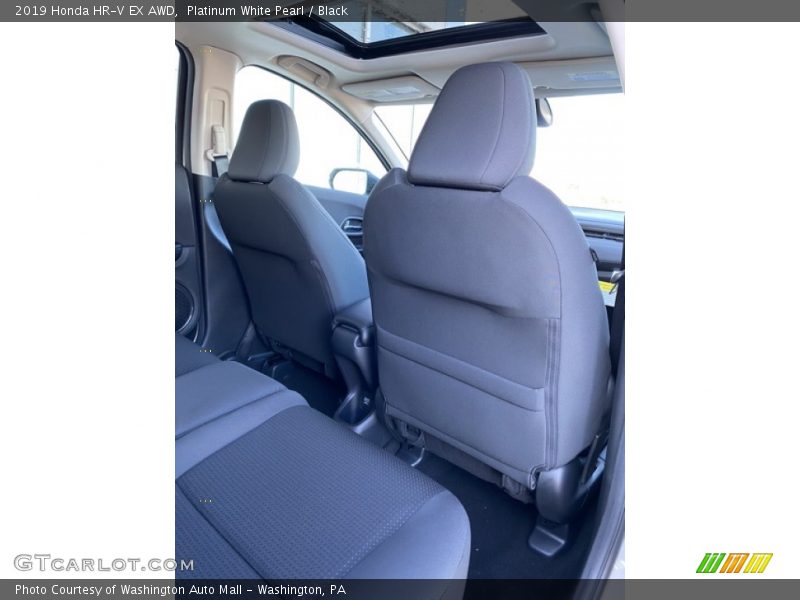 Platinum White Pearl / Black 2019 Honda HR-V EX AWD