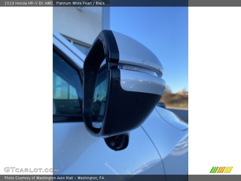 Platinum White Pearl / Black 2019 Honda HR-V EX AWD