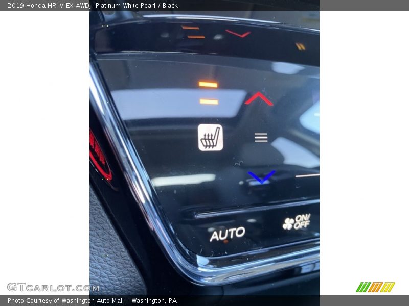 Platinum White Pearl / Black 2019 Honda HR-V EX AWD