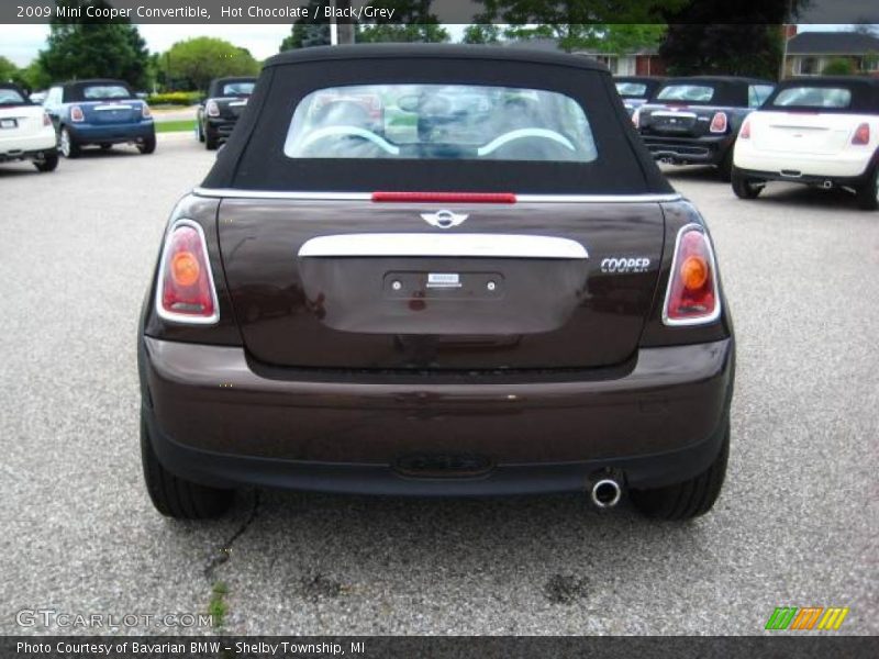 Hot Chocolate / Black/Grey 2009 Mini Cooper Convertible