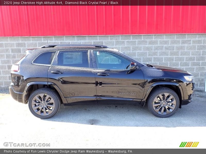 Diamond Black Crystal Pearl / Black 2020 Jeep Cherokee High Altitude 4x4