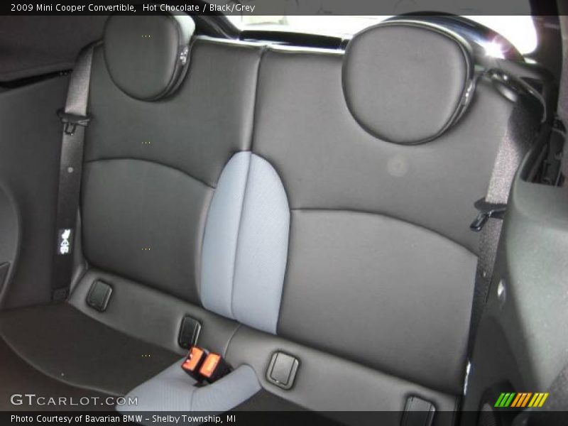 Hot Chocolate / Black/Grey 2009 Mini Cooper Convertible