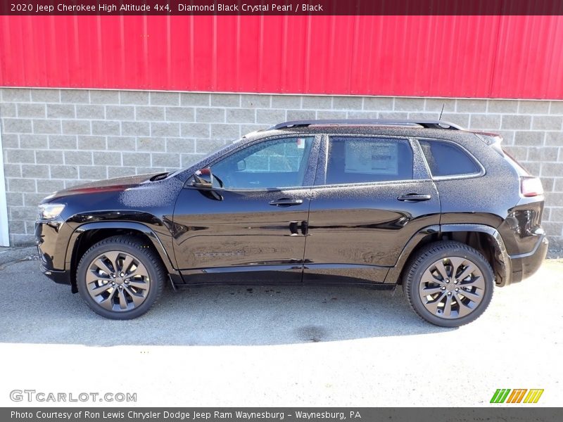 Diamond Black Crystal Pearl / Black 2020 Jeep Cherokee High Altitude 4x4