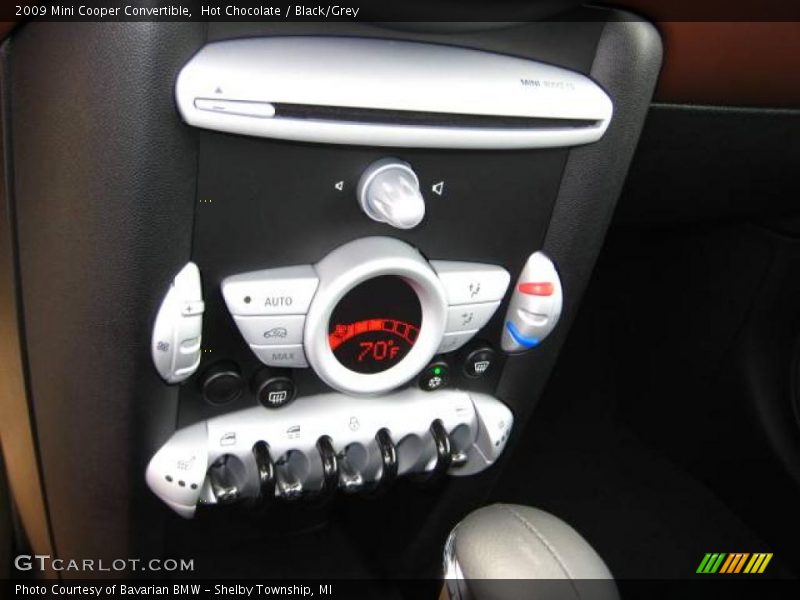 Hot Chocolate / Black/Grey 2009 Mini Cooper Convertible