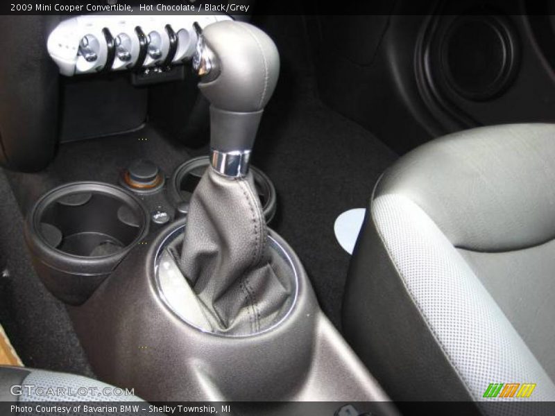 Hot Chocolate / Black/Grey 2009 Mini Cooper Convertible