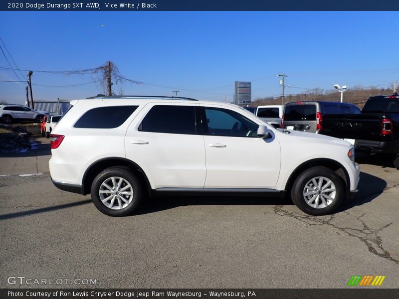 Vice White / Black 2020 Dodge Durango SXT AWD
