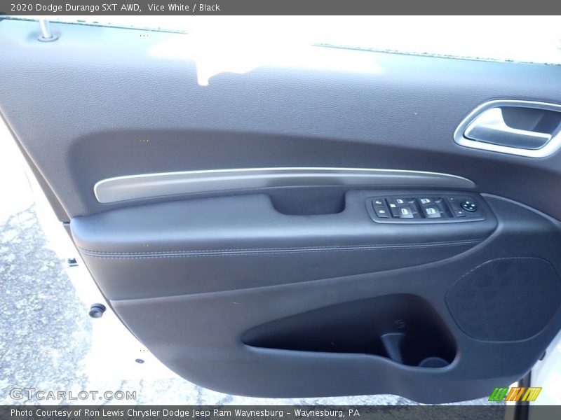 Vice White / Black 2020 Dodge Durango SXT AWD