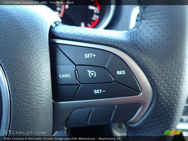 Vice White / Black 2020 Dodge Durango SXT AWD