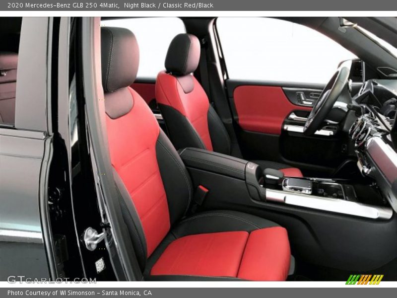  2020 GLB 250 4Matic Classic Red/Black Interior