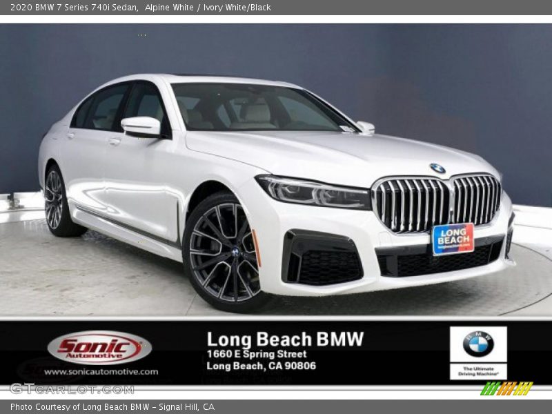 Alpine White / Ivory White/Black 2020 BMW 7 Series 740i Sedan