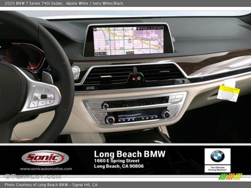 Alpine White / Ivory White/Black 2020 BMW 7 Series 740i Sedan