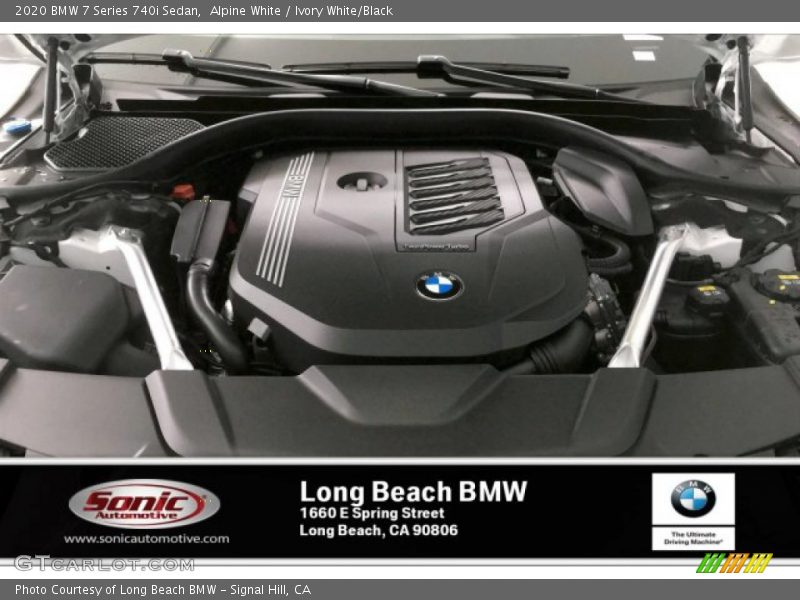 Alpine White / Ivory White/Black 2020 BMW 7 Series 740i Sedan