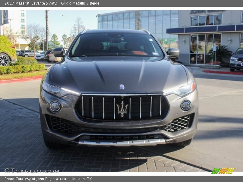 Grigio Metallic / Beige 2017 Maserati Levante S AWD