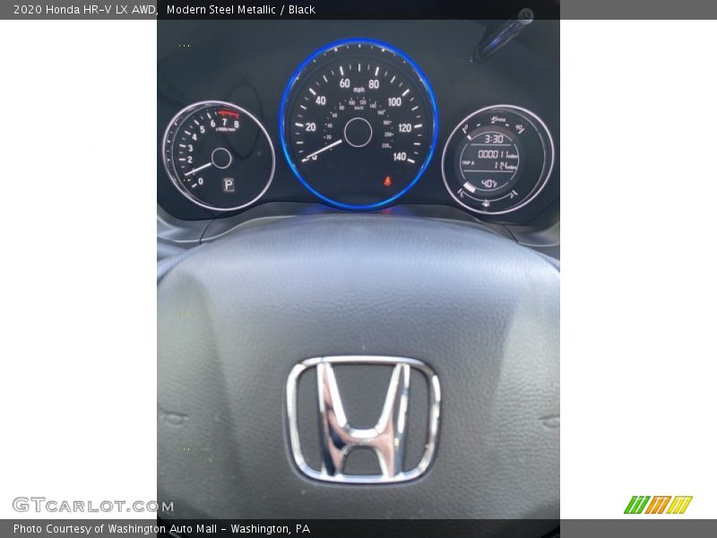Modern Steel Metallic / Black 2020 Honda HR-V LX AWD