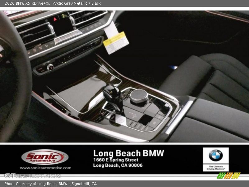 Arctic Grey Metallic / Black 2020 BMW X5 xDrive40i