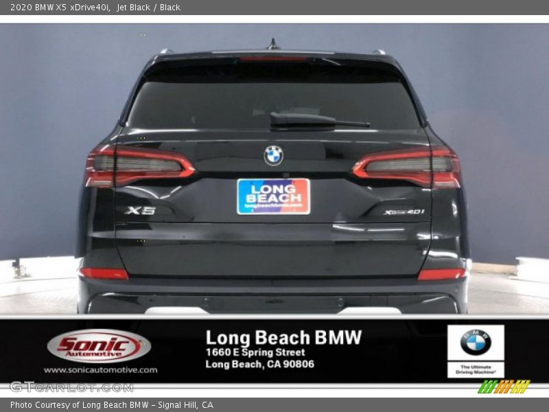 Jet Black / Black 2020 BMW X5 xDrive40i