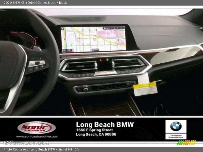 Jet Black / Black 2020 BMW X5 xDrive40i