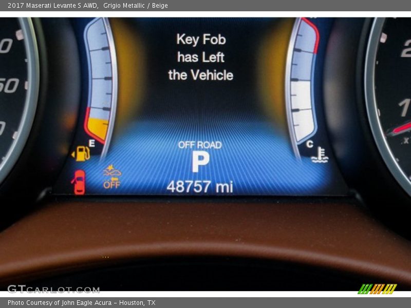 Grigio Metallic / Beige 2017 Maserati Levante S AWD