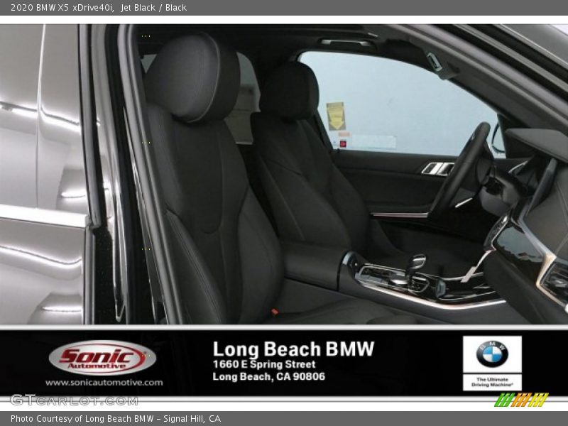 Jet Black / Black 2020 BMW X5 xDrive40i