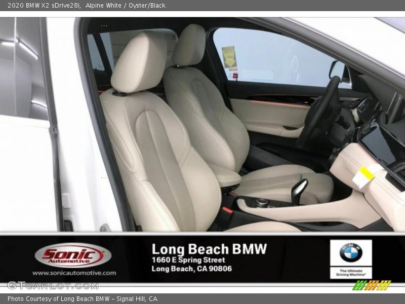 Alpine White / Oyster/Black 2020 BMW X2 sDrive28i
