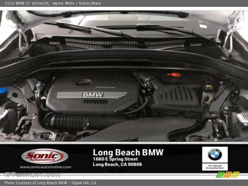 Alpine White / Oyster/Black 2020 BMW X2 sDrive28i