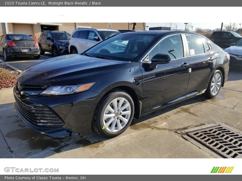 Midnight Black Metallic / Black 2020 Toyota Camry LE