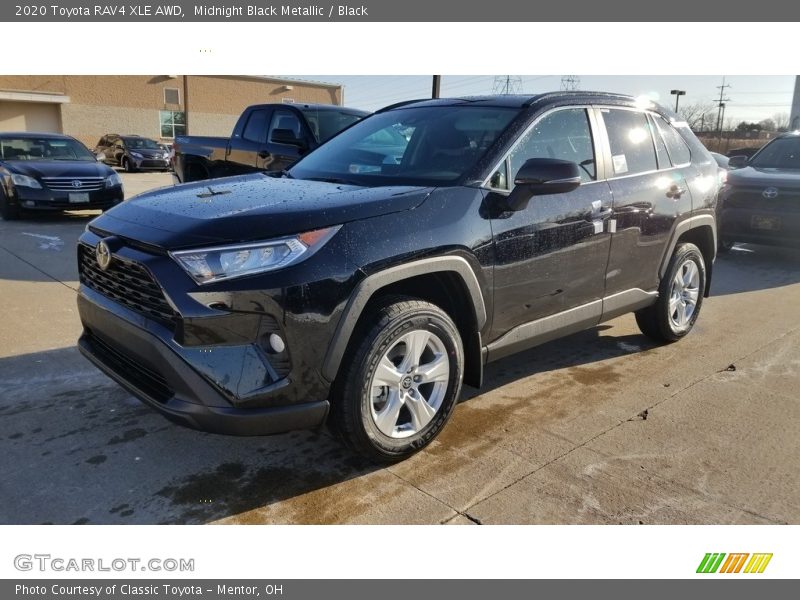 Midnight Black Metallic / Black 2020 Toyota RAV4 XLE AWD