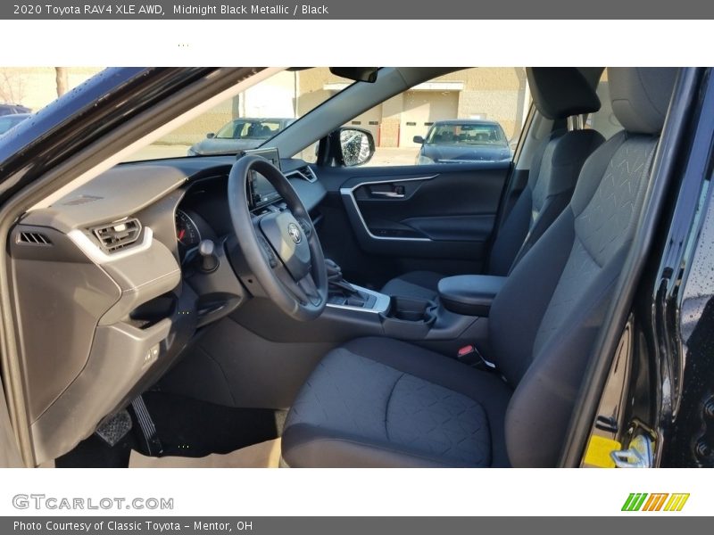 Midnight Black Metallic / Black 2020 Toyota RAV4 XLE AWD