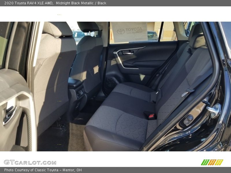 Midnight Black Metallic / Black 2020 Toyota RAV4 XLE AWD