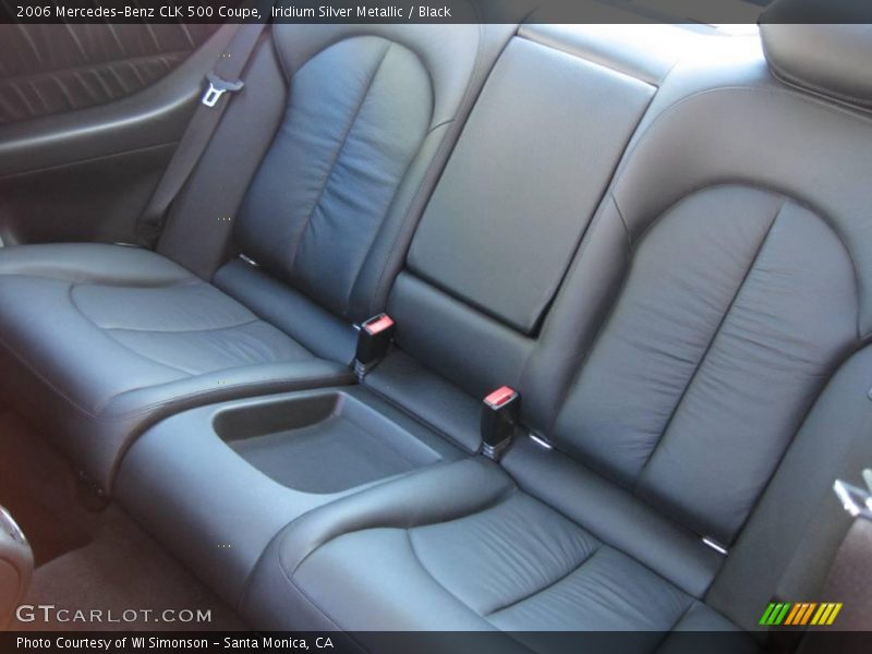 Iridium Silver Metallic / Black 2006 Mercedes-Benz CLK 500 Coupe