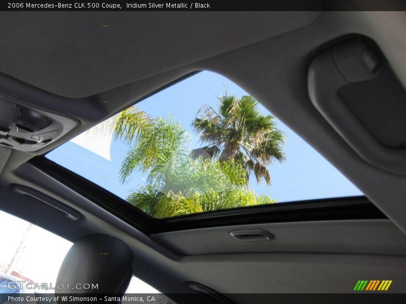 Iridium Silver Metallic / Black 2006 Mercedes-Benz CLK 500 Coupe