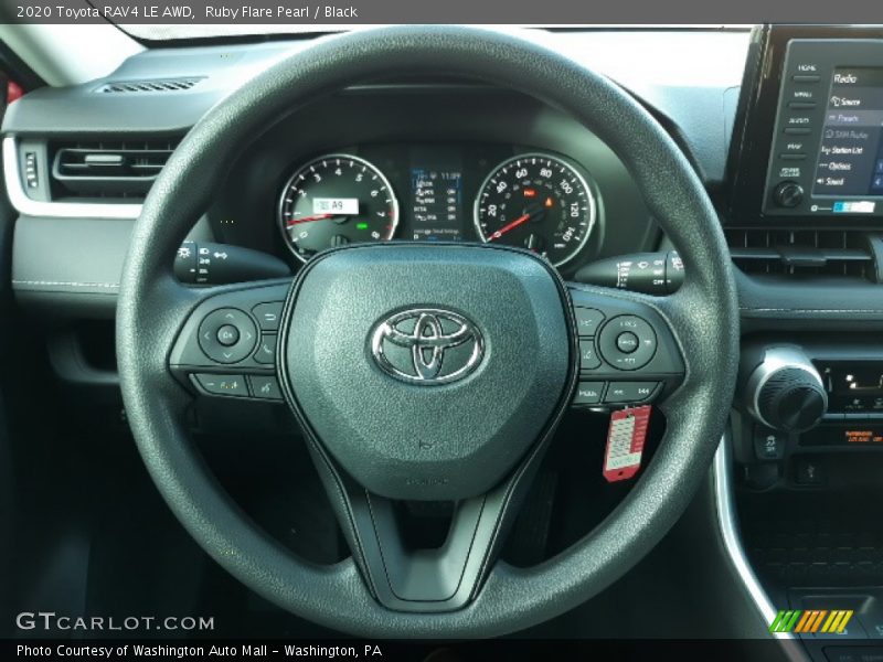 Ruby Flare Pearl / Black 2020 Toyota RAV4 LE AWD