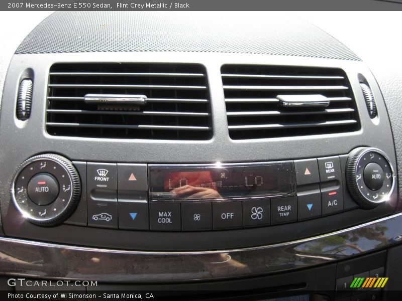 Flint Grey Metallic / Black 2007 Mercedes-Benz E 550 Sedan