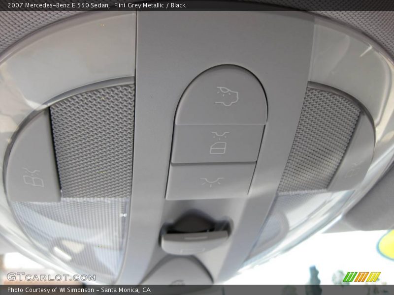 Flint Grey Metallic / Black 2007 Mercedes-Benz E 550 Sedan