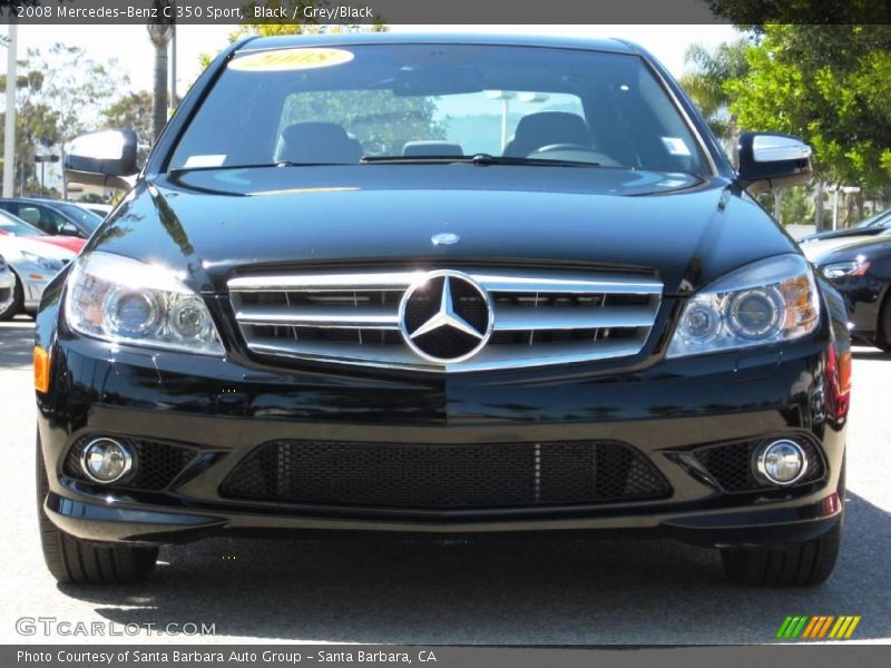 Black / Grey/Black 2008 Mercedes-Benz C 350 Sport