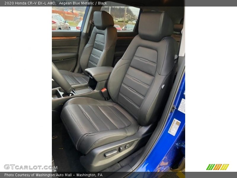 Aegean Blue Metallic / Black 2020 Honda CR-V EX-L AWD